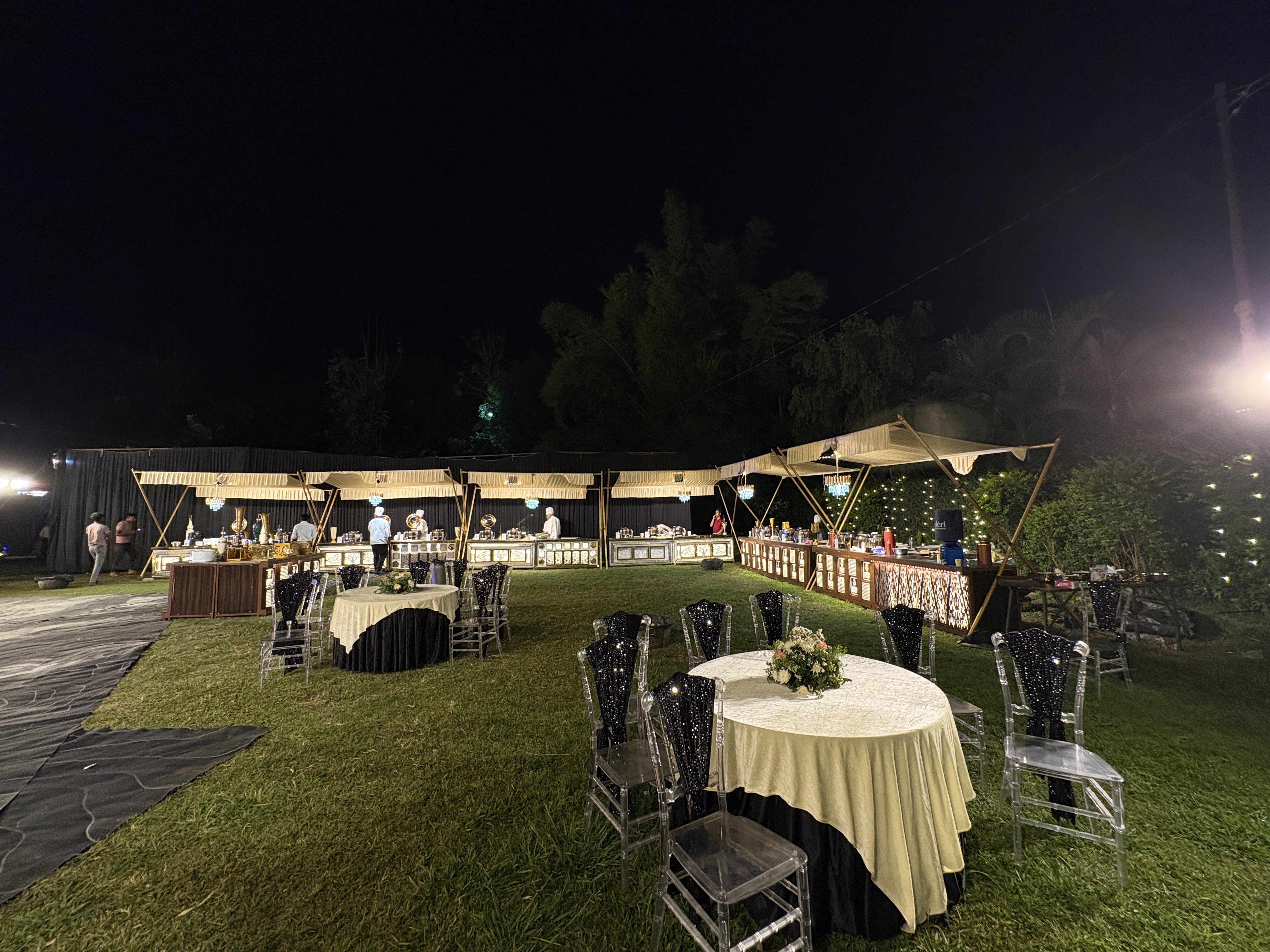 Sangeet wedding photo at Corbett Wild Resort